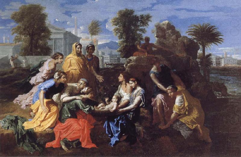 Nicolas Poussin The Finding of Moses china oil painting image